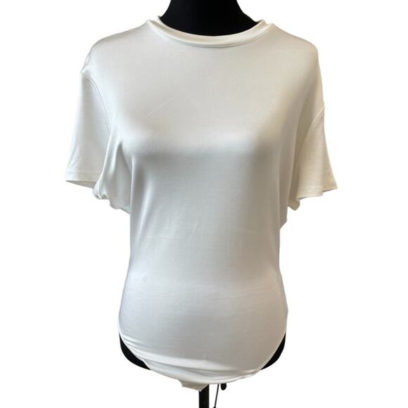 New ~ ET OCHS ~ Crew Neck Bodysuit L/XL VISCOSE - Picture 2 of 6